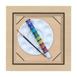 Kit Cuadro Para Pintar Natural 30x30cm De Pavo Real - Cuadros | Bylmo