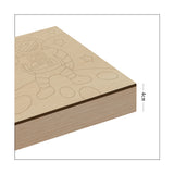 Kit Cuadro Para Pintar Natural 24x24cm De Astronauta - Cuadros | Bylmo