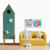 Kit Cuadro Para Pintar Natural 24x24cm De Unicornio - Cuadros | Bylmo