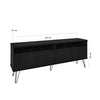 Rack De Tv Liberty Negro 166x12cm Para Tv De 60 Pulgadas