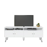 Rack De Tv Liberty Blanco 166x12cm Para Tv De 60 Pulgadas