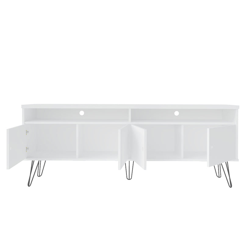 Rack De Tv Liberty Blanco 166x12cm Para Tv De 60 Pulgadas