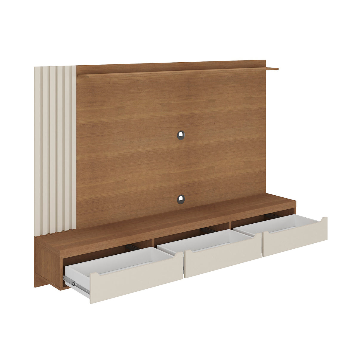 Panel de TV Presence Cerezo 207x22cm Para TV de 75 Pulgadas - Muebles de TV | Bylmo