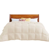 Edredón Ondino Blanco Crema Para Cama Semidoble 120x190cm - Tendidos y Cubrelechos | Bylmo