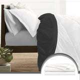 Edredón Ondino Blanco Negro Para Cama King 200x190cm - Tendidos y Cubrelechos | Bylmo