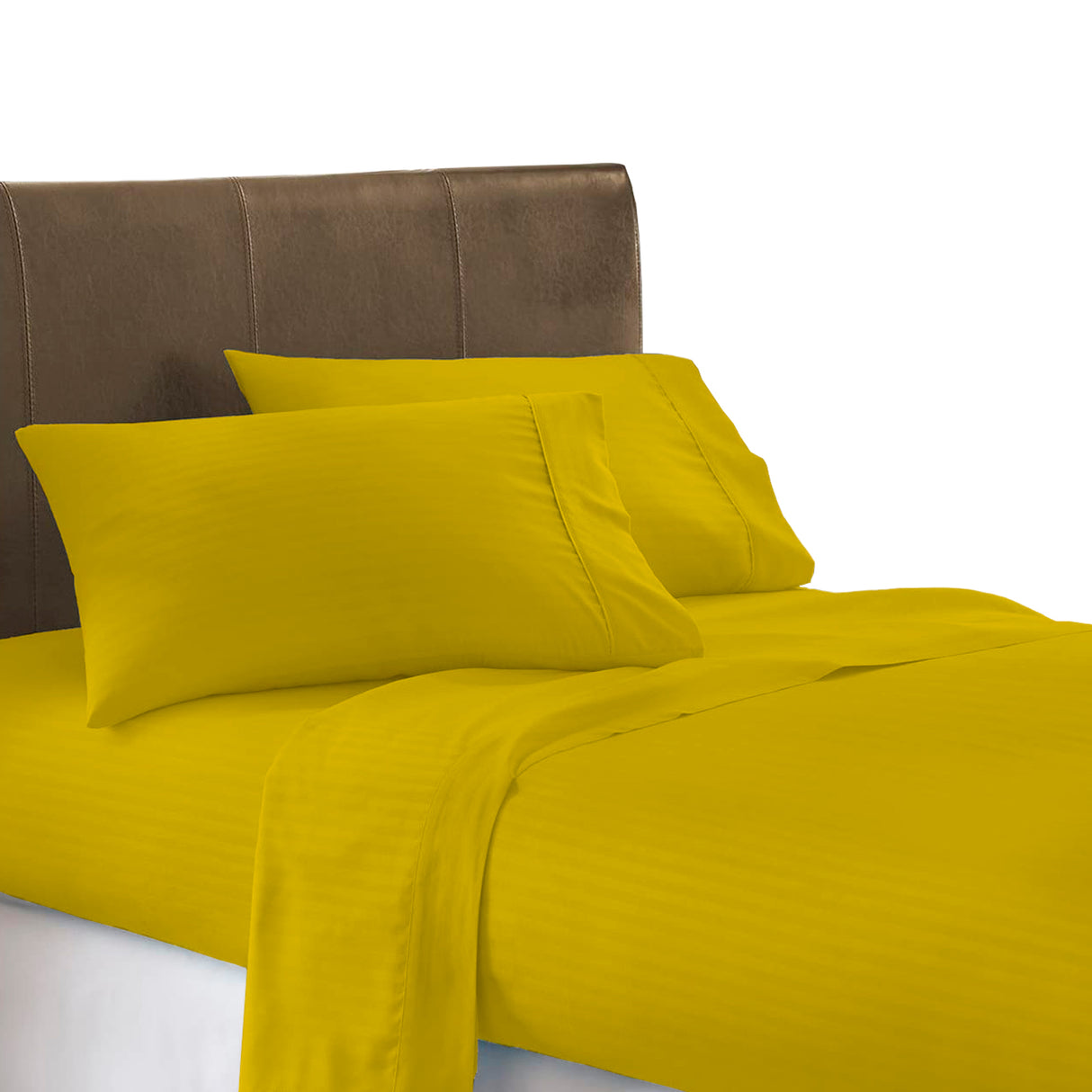 Edredón Ondino Mostaza Gris Claro Para Cama King 200x190cm - Tendidos y Cubrelechos | Bylmo