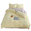 Duvet Lilis Amarillo Beige Para Cama Sencilla 90x190cm