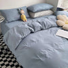 Duvet Lilis Azul Gris Para Cama Sencilla 90x190cm