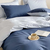 Duvet Lilis Azul Gris Claro Para Cama Doble 140x190cm - Tendidos y Cubrelechos | Bylmo