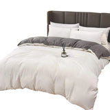 Duvet Lilis Blanco Gris Oscuro Para Cama Queen 160x190cm - Tendidos y Cubrelechos | Bylmo