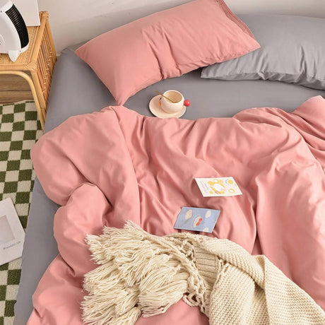 Duvet Lilis Coral Para Cama Sencilla 90x190cm - Tendidos y Cubrelechos | Bylmo
