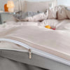 Duvet Lilis Crema Gris Para Cama Doble 140x190cm