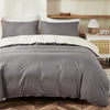 Duvet Lilis Gris Oscuro Crema Para Cama Sencilla 90x190cm