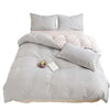 Duvet Lilis Gris Claro Beige Para Cama Sencilla 90x190cm