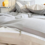 Duvet Lilis Gris Claro Beige Para Cama Doble 140x190cm - Tendidos y Cubrelechos | Bylmo