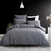 Duvet Lilis Gris Oscuro Para Cama Sencilla 90x190cm