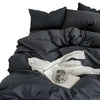 Duvet Lilis Negro Para Cama Sencilla 90x190cm