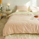 Duvet Lilis Rosado Beige Para Cama Queen 160x190cm