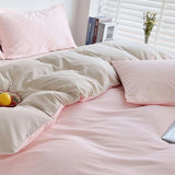 Duvet Lilis Rosado Gris Claro Para Cama Doble 140x190cm - Tendidos y Cubrelechos | Bylmo