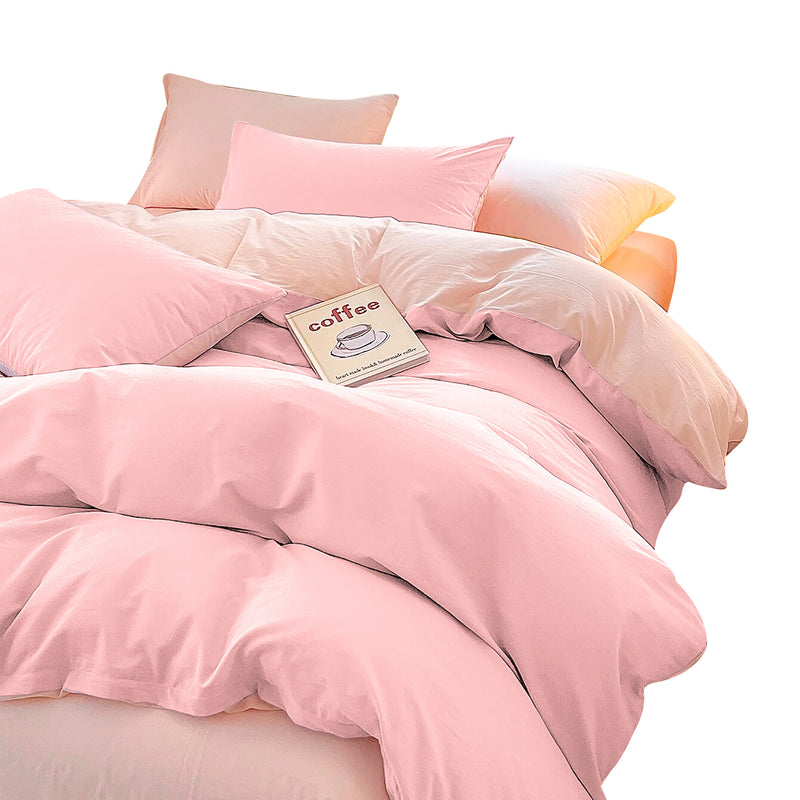 Duvet Lilis Rosado Palo De Rosa Para Cama Sencilla 90x190cm