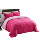 Edredón Cotona Fucsia Rosado Para Cama Queen 160x190cm - Tendidos y Cubrelechos | Bylmo