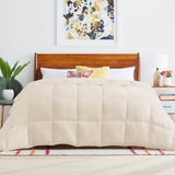 Edredón Cotona Blanco Crema Para Cama Semidoble 120x190cm - Tendidos y Cubrelechos | Bylmo
