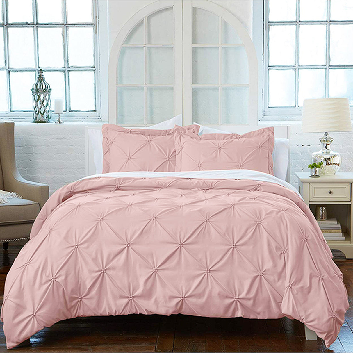 Duvet Duplux Rosado Para Cama Sencilla 90x190cm - Tendidos y Cubrelechos | Bylmo