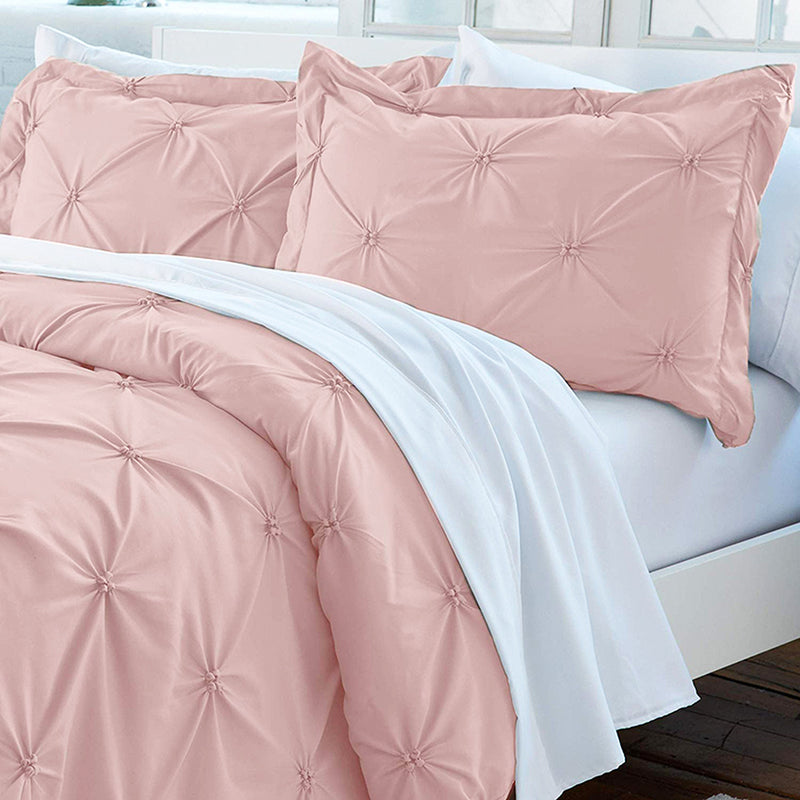 Duvet Duplux Rosado Para Cama Sencilla 90x190cm