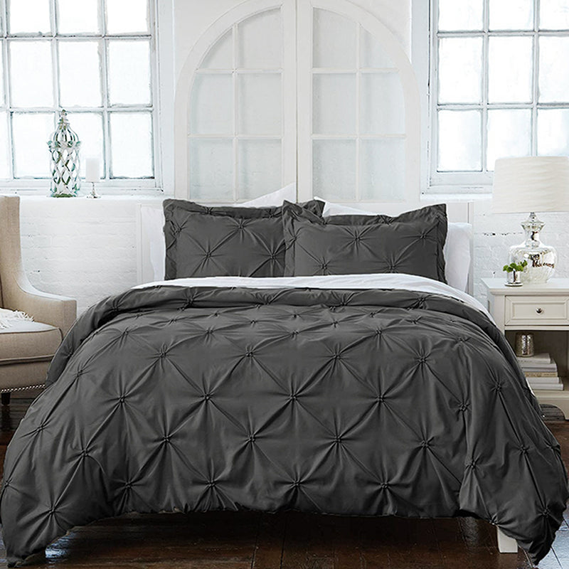 Duvet Duplux Gris Oscuro Para Cama Sencilla 90x190cm