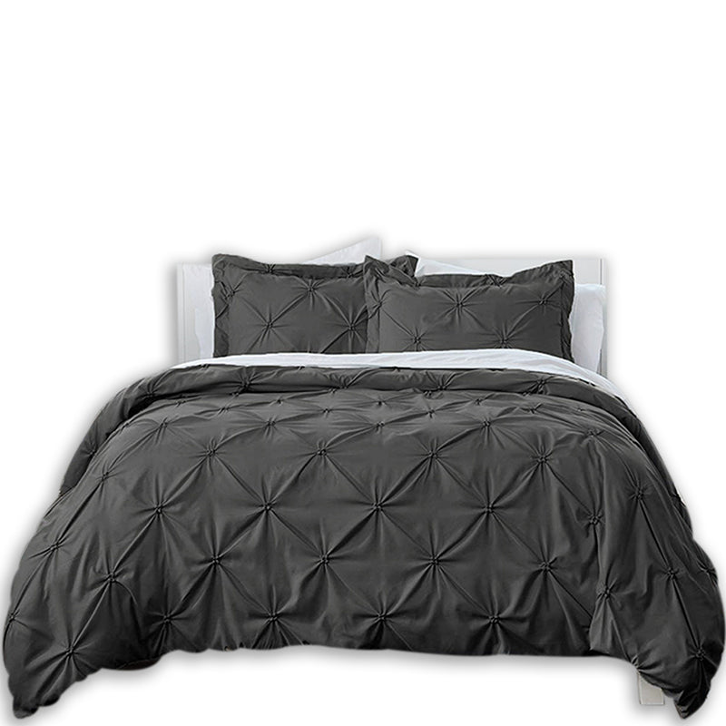 Duvet Duplux Gris Oscuro Para Cama Semidoble 120x190cm