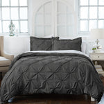 Duvet Duplux Gris Oscuro Para Cama Semidoble 120x190cm