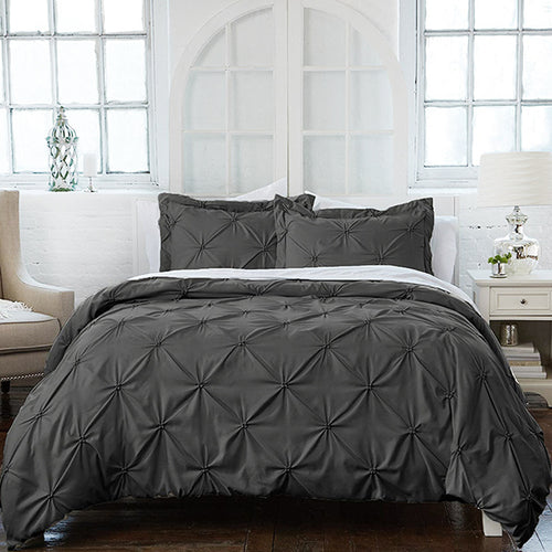 Duvet Duplux Gris Oscuro Para Cama Doble 140x190cm