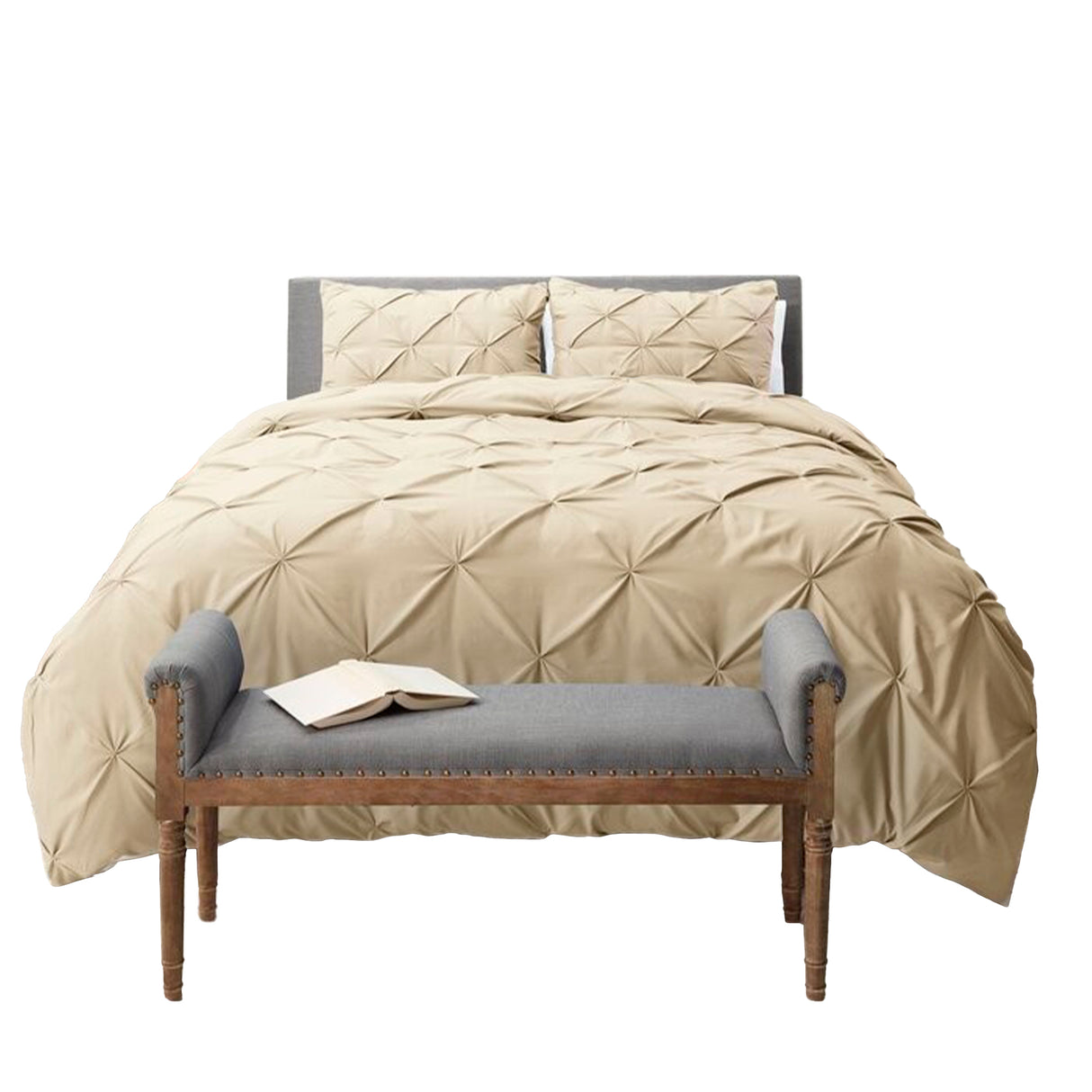 Duvet Duplux Crema Para Cama Doble 140x190cm - Tendidos y Cubrelechos | Bylmo