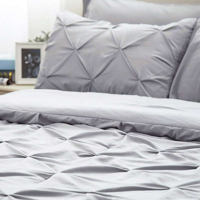 Duvet Duplux Gris Claro Para Cama Doble 140x190cm