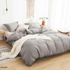 Edredón Boress Gris Para Cama Queen 160x190cm