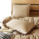 Edredón Boress Beige Para Cama Semidoble 120x190cm - Tendidos y Cubrelechos | Bylmo