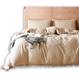 Edredón Boress Beige Para Cama King 200x190cm - Tendidos y Cubrelechos | Bylmo