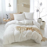 Edredón Boress Blanco Para Cama Queen 160x190cm - Tendidos y Cubrelechos | Bylmo