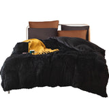 Edredón Fabre Negro Crema Para Cama Queen 160x190cm - Tendidos y Cubrelechos | Bylmo