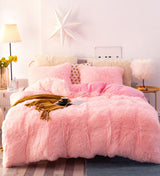 Edredón Fabre Rosado Crema Para Cama Sencilla 90x190cm - Tendidos y Cubrelechos | Bylmo