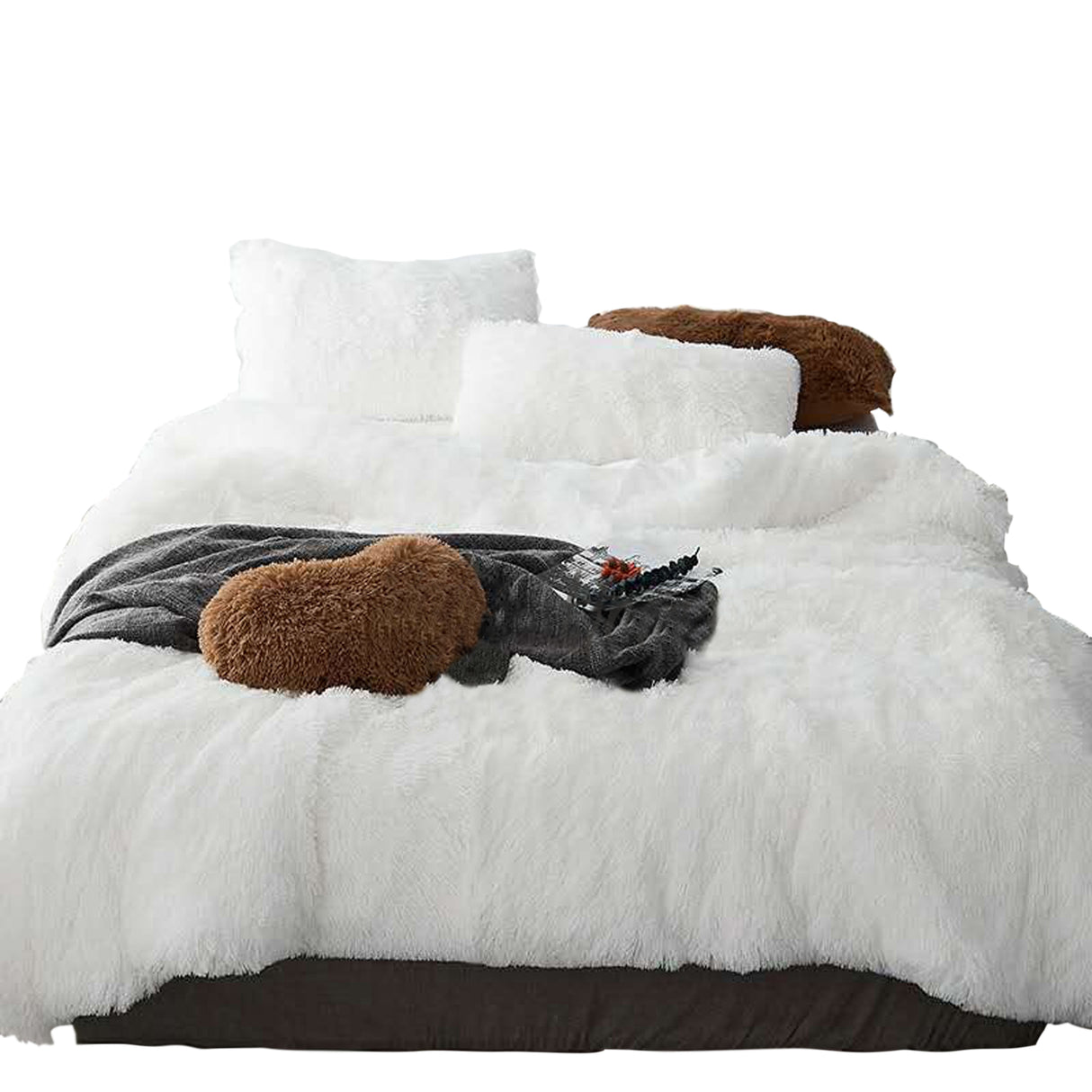 Edredón Fabre Blanco Crema Para Cama Doble 140x190cm - Tendidos y Cubrelechos | Bylmo