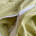 Duvet Unic Verde Pastel Para Cama Doble 140x190cm Acolchado