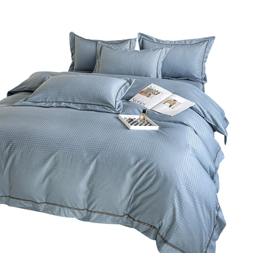 Duvet Unic Azul Claro Para Cama Doble 140x190cm Sin Acolchado