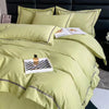 Duvet Unic Verde Pastel Para Cama Doble 140x190cm Sin Acolchado