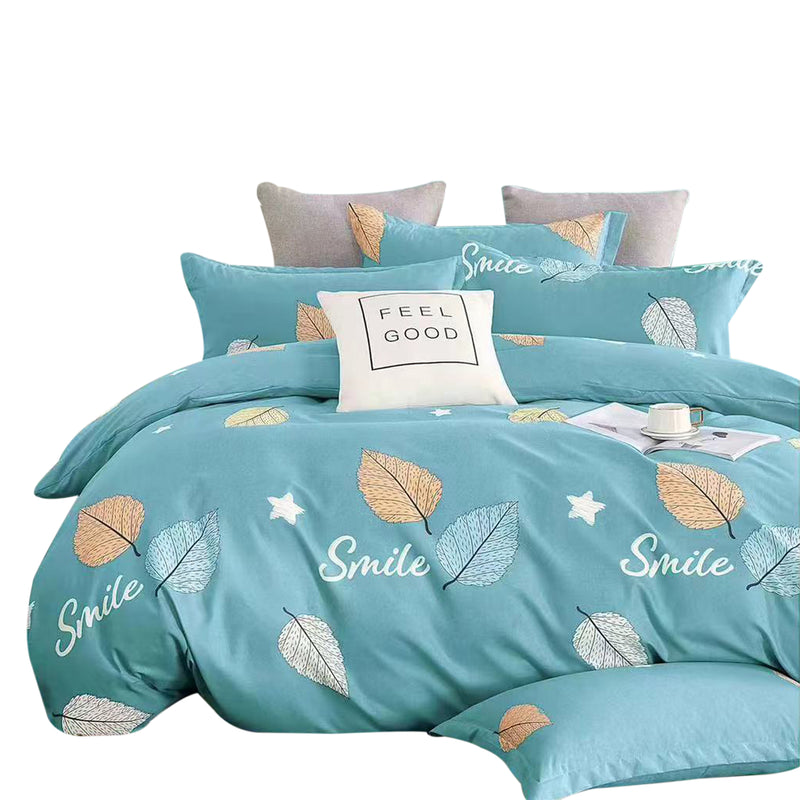 Duvet Leafvet Azul Para Cama Doble 140x190cm Acolchado