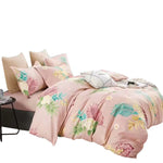 Duvet Leafvet Rosado Para Cama Doble 140x190cm Sin Acolchado