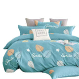 Duvet Leafvet Azul Para Cama Doble 140x190cm Sin Acolchado - Tendidos y Cubrelechos | Bylmo