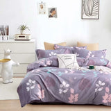 Duvet Leafvet Lila Para Cama Doble 140x190cm Sin Acolchado - Tendidos y Cubrelechos | Bylmo