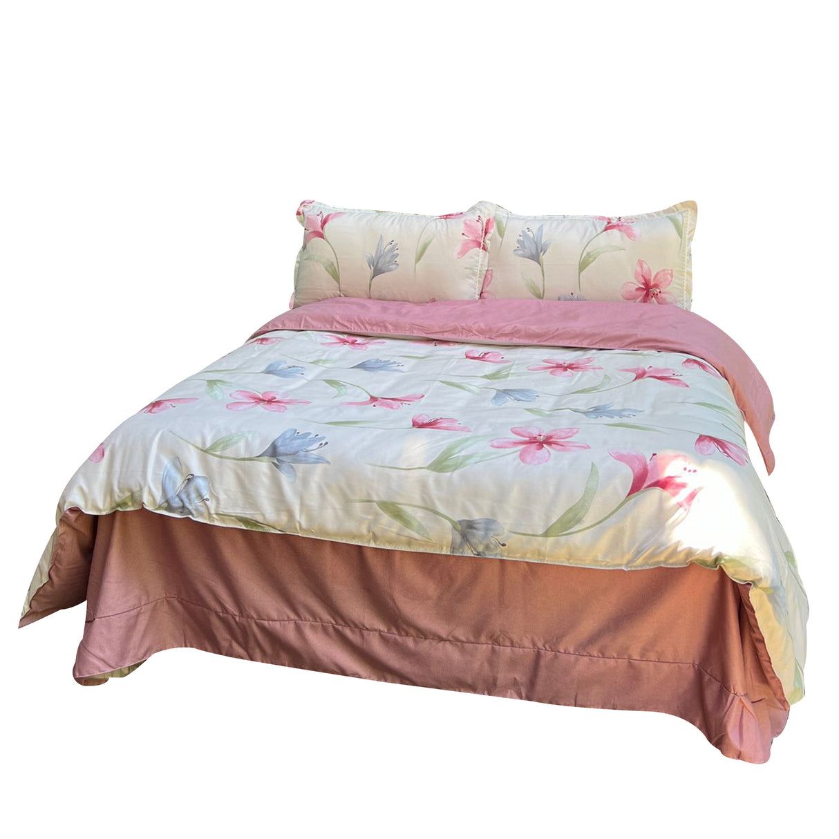 Duvet Floravet Fucsia Para Cama Doble 140x190cm Acolchado - Tendidos y Cubrelechos | Bylmo