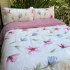 Duvet Floravet Fucsia Para Cama Doble 140x190cm Acolchado